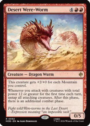 Desert Were-Worm (HOB-092)  - The Hobbit
