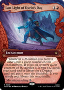 Last Light of Durin's Day (Showcase) (HOB-228)  Foil - The Hobbit