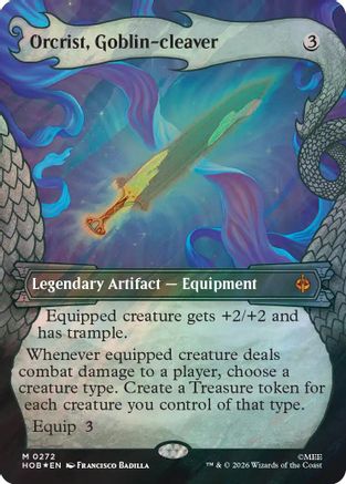 Orcrist, Goblin-cleaver (Showcase) (Surge Foil) (HOB-272)  Foil - The Hobbit