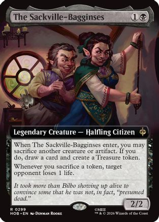 The Sackville-Bagginses (Extended Art) (HOB-299)  Foil - The Hobbit