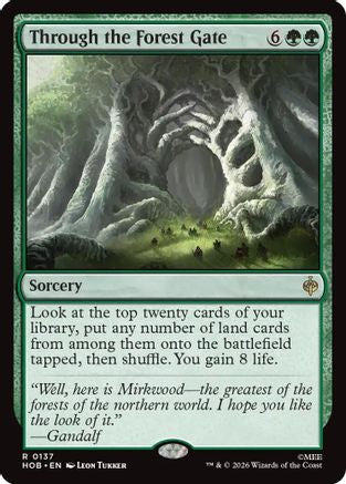 Through the Forest Gate (HOB-137)  Foil - The Hobbit