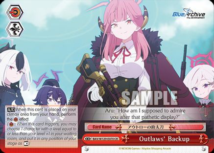 Outlaws' Backup (BAV/W129-E070) - Blue Archive The Animation