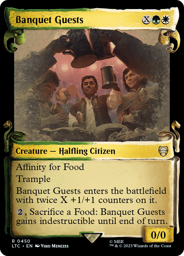 Banquet Guests (Showcase Scrolls) (LTC-450)  - Tales of Middle-earth Commander: (Showcase)