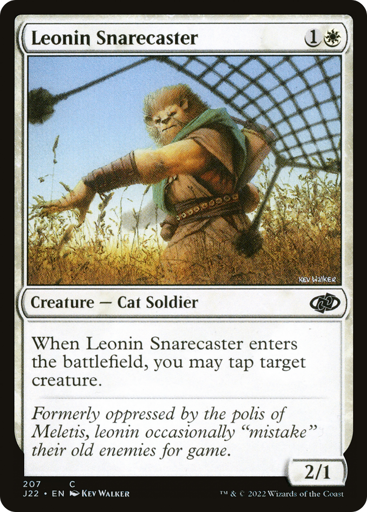 Leonin Snarecaster (J22-207)  - Jumpstart 2022