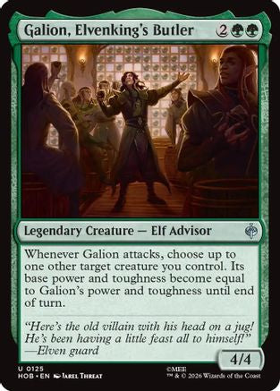 Galion, Elvenking's Butler (HOB-125)  Foil - The Hobbit