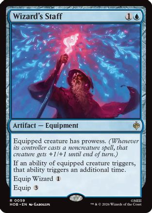 Wizard's Staff (HOB-059)  Foil - The Hobbit