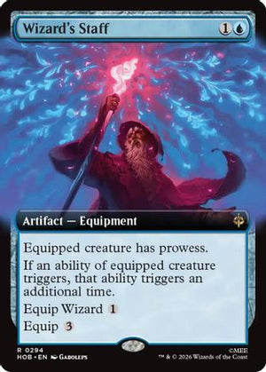 Wizard's Staff (Extended Art) (HOB-294)  Foil - The Hobbit