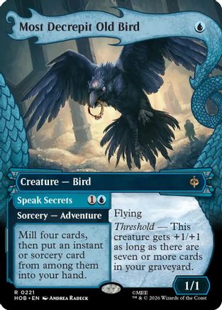 Most Decrepit Old Bird (Showcase) (HOB-221)  Foil - The Hobbit