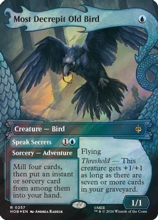 Most Decrepit Old Bird (Showcase) (Surge Foil) (HOB-257)  Foil - The Hobbit
