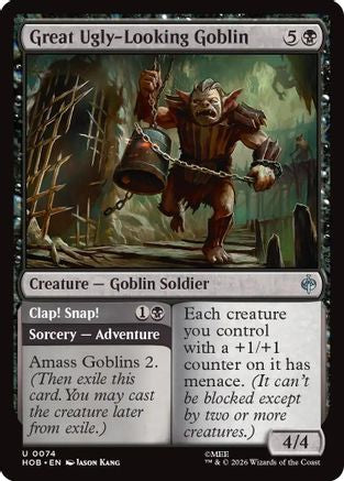 Great Ugly-Looking Goblin (Showcase) (Surge Foil) (HOB-259)  Foil - The Hobbit