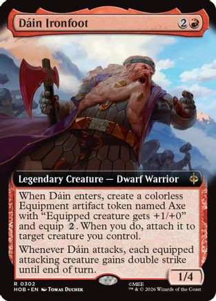Dain Ironfoot (Extended Art) (HOB-302)  Foil - The Hobbit