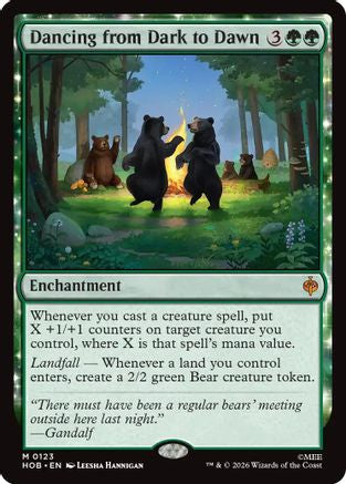 Dancing from Dark to Dawn (HOB-123)  Foil - The Hobbit