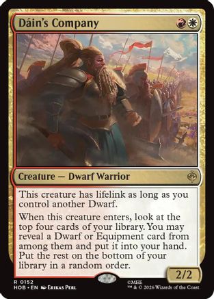 Dain's Company (HOB-152)  - The Hobbit