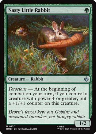 Nasty Little Rabbit (HOB-130)  Foil - The Hobbit