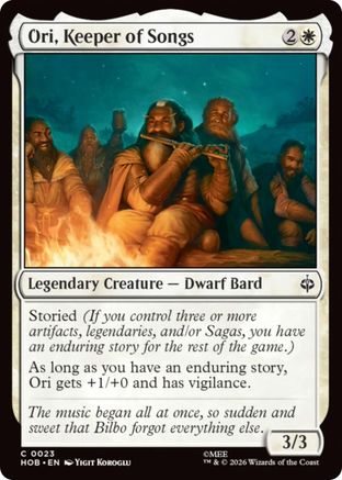Ori, Keeper of Songs (HOB-023)  - The Hobbit