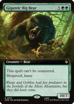 Gigantic Big Bear (Extended Art) (HOB-307)  - The Hobbit