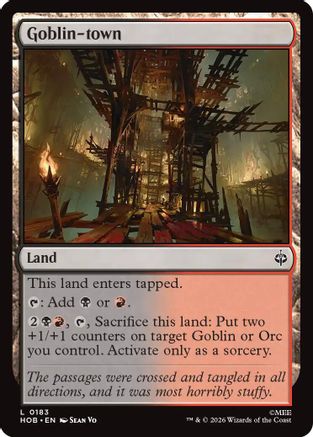 Goblin-town (HOB-183)  Foil - The Hobbit
