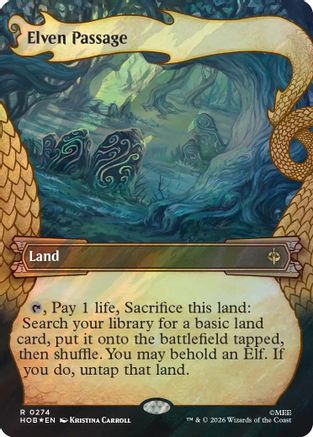 Elven Passage (Showcase) (Surge Foil) (HOB-274)  Foil - The Hobbit