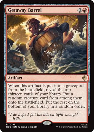 Getaway Barrel (HOC-098)  - The Hobbit: Eternal-Legal