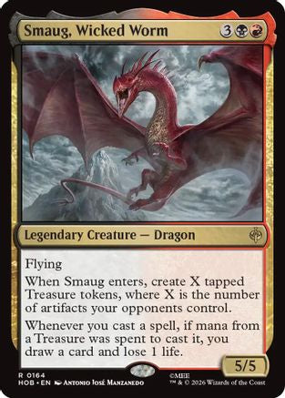 Smaug, Wicked Worm (HOB-164)  Foil - The Hobbit