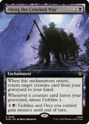 Along the Crooked Way (Extended Art) (HOB-295)  Foil - The Hobbit