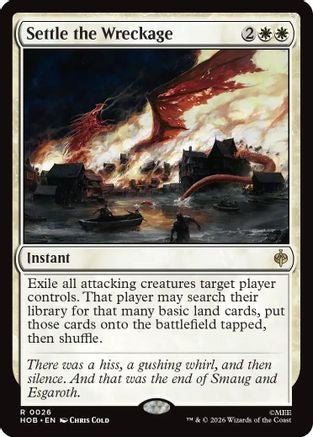 Settle the Wreckage (HOB-026)  Foil - The Hobbit