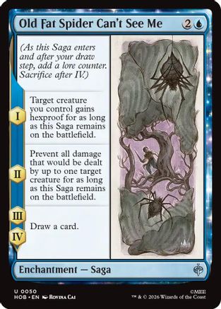 Old Fat Spider Can't See Me (HOB-050)  Foil - The Hobbit
