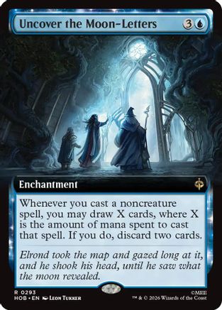Uncover the Moon-Letters (Extended Art) (HOB-293)  Foil - The Hobbit