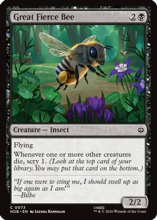 Great Fierce Bee (HOB-073)  Foil - The Hobbit