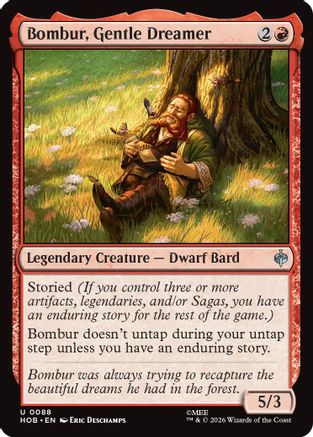 Bombur, Gentle Dreamer (HOB-088)  Foil - The Hobbit