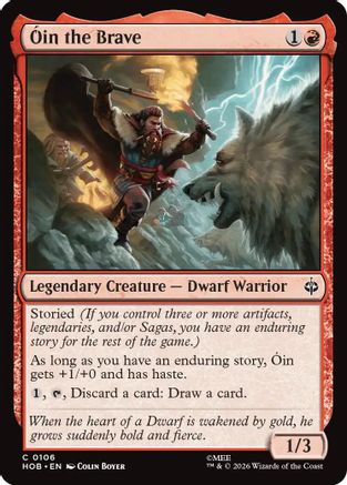 Oin the Brave (HOB-106)  Foil - The Hobbit