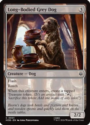 Long-Bodied Grey Dog (HOB-001)  Foil - The Hobbit