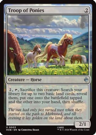 Troop of Ponies (HOB-003)  - The Hobbit