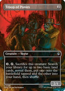 Troop of Ponies (Borderless) (HOB-199)  Foil - The Hobbit