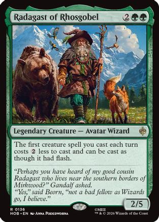 Radagast of Rhosgobel (HOB-136)  Foil - The Hobbit