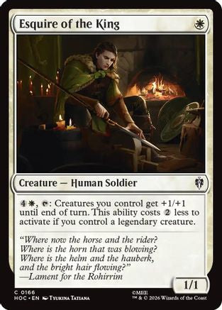Esquire of the King (HOC-166)  - The Hobbit: Eternal-Legal