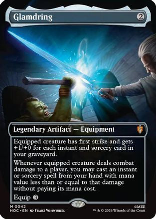 Glamdring (Borderless) (HOC-042)  Foil - The Hobbit: Eternal-Legal