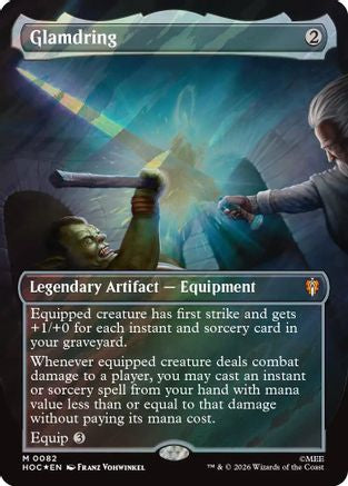 Glamdring (Borderless) (Surge Foil) (HOC-082)  Foil - The Hobbit: Eternal-Legal