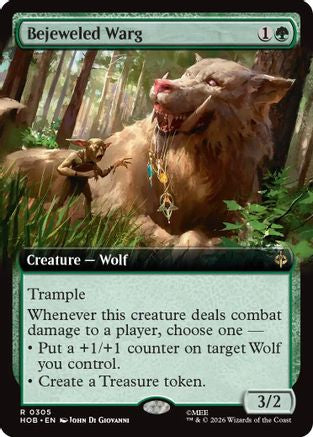 Bejeweled Warg (Extended Art) (HOB-305)  - The Hobbit