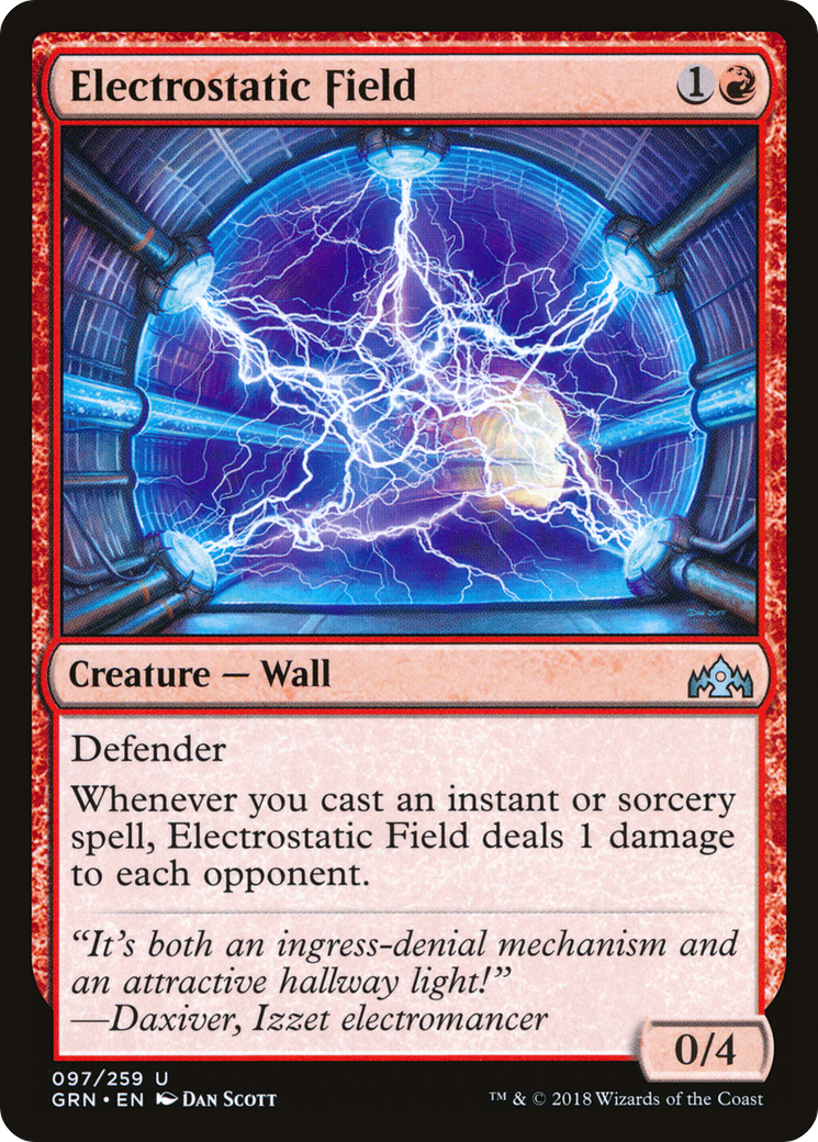 Electrostatic Field (GRN-097)  Foil - Guilds of Ravnica