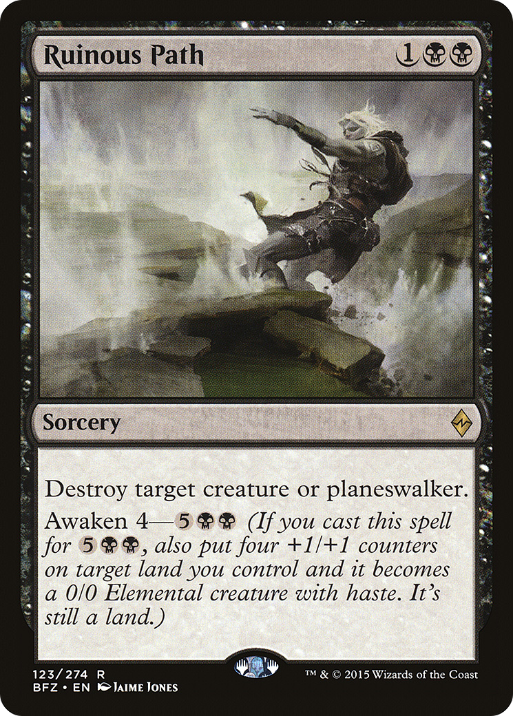 Ruinous Path (BFZ-123)  Foil - Battle for Zendikar