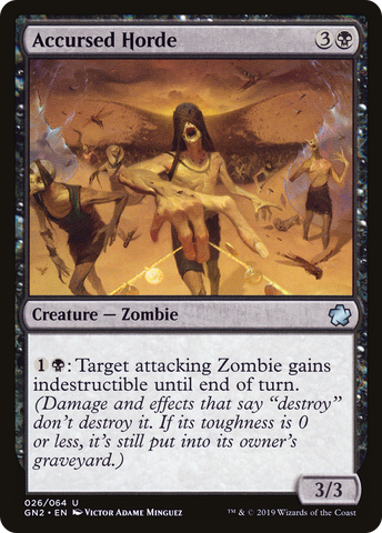 Accursed Horde (GN2-026)  - Game Night 2019
