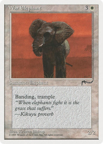 War Elephant (CHR-)  - Chronicles