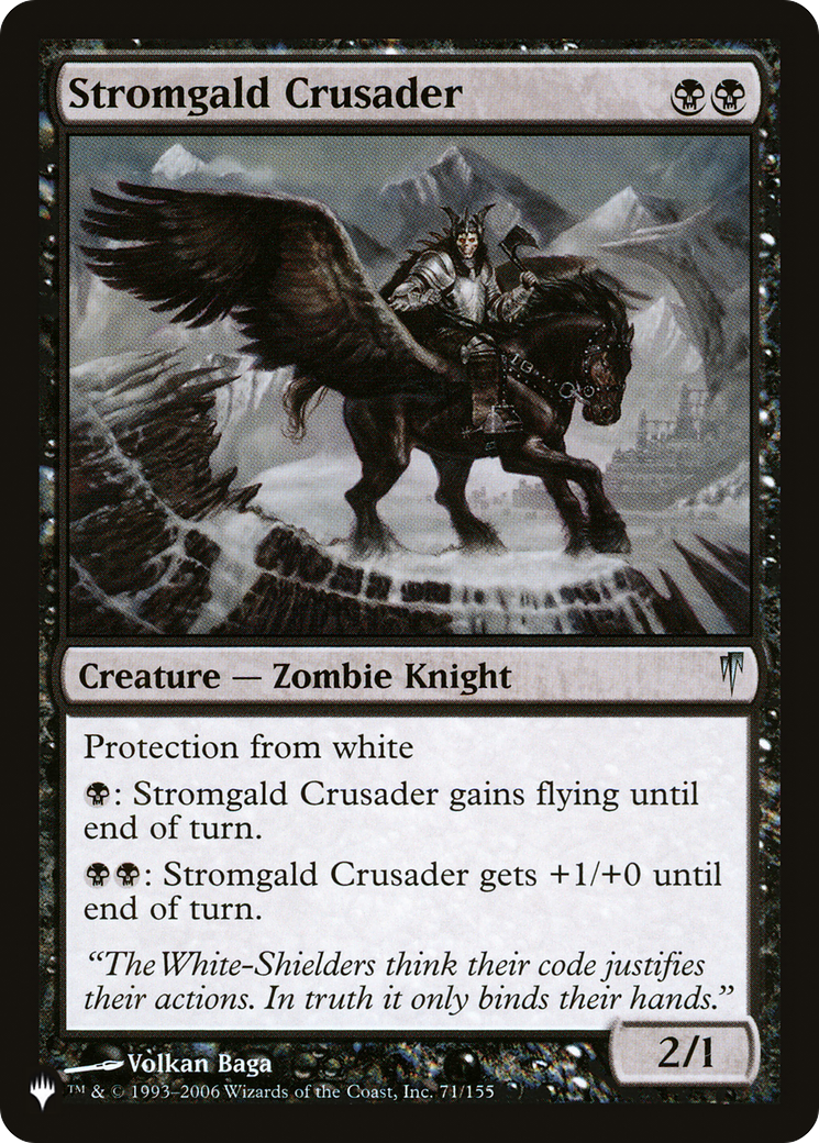 Stromgald Crusader (LIST-CSP-71)  - The List