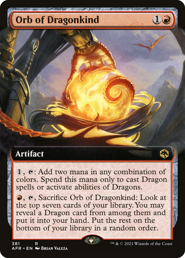 Orb of Dragonkind (Extended Art) (AFR-381)  Foil - Adventures in the Forgotten Realms: (Extended Art)