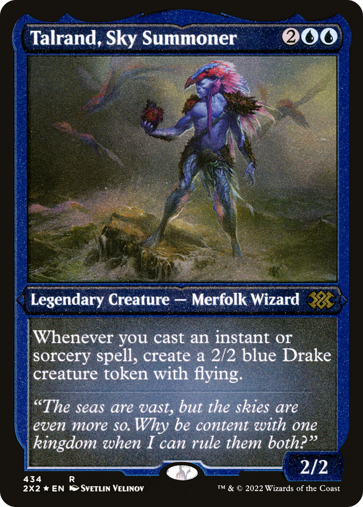 Talrand, Sky Summoner (Foil Etched) (2X2-434)  Foil - Double Masters 2022