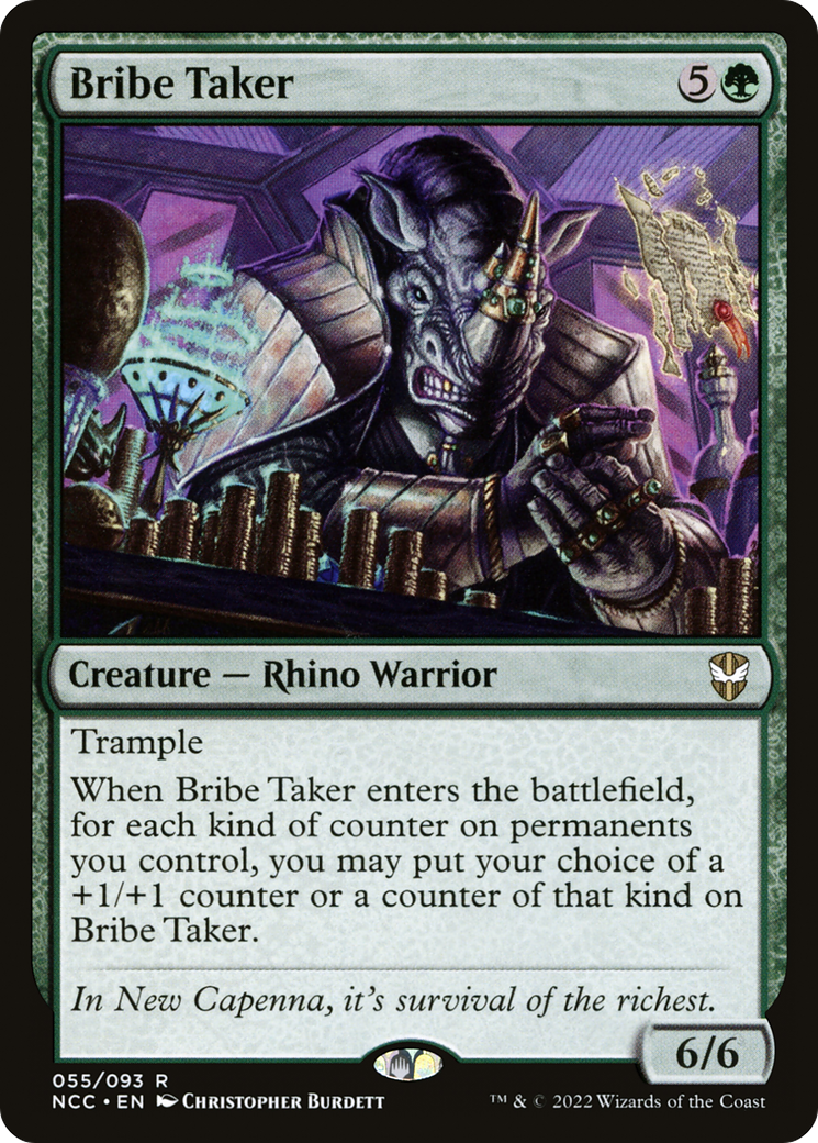 Bribe Taker (NCC-055)  - New Capenna Commander