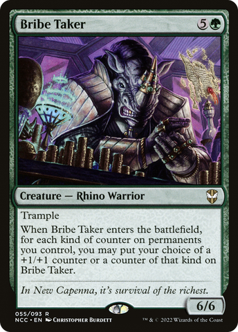 Bribe Taker (NCC-055)  - New Capenna Commander