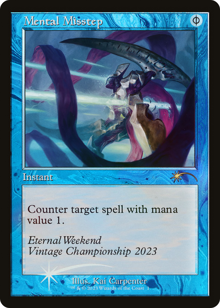 Mental Misstep (Retro Frame) (UMP-001)  Foil - Eternal Weekend