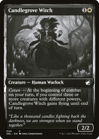 Candlegrove Witch (DBL-008)  Foil - Innistrad: Double Feature